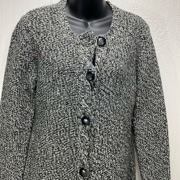 TALBOTS Lambswool, cashmere, angora blend long cardigan - Picture 2 of 5